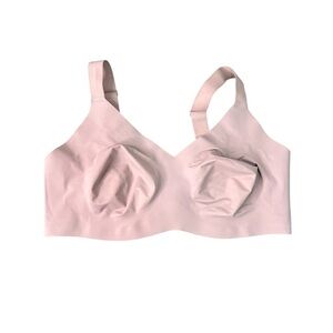 KNIX Evolution Bra Wire Free Seamless Light Pink Size 7 36DD, 38DD, 36E and 38E